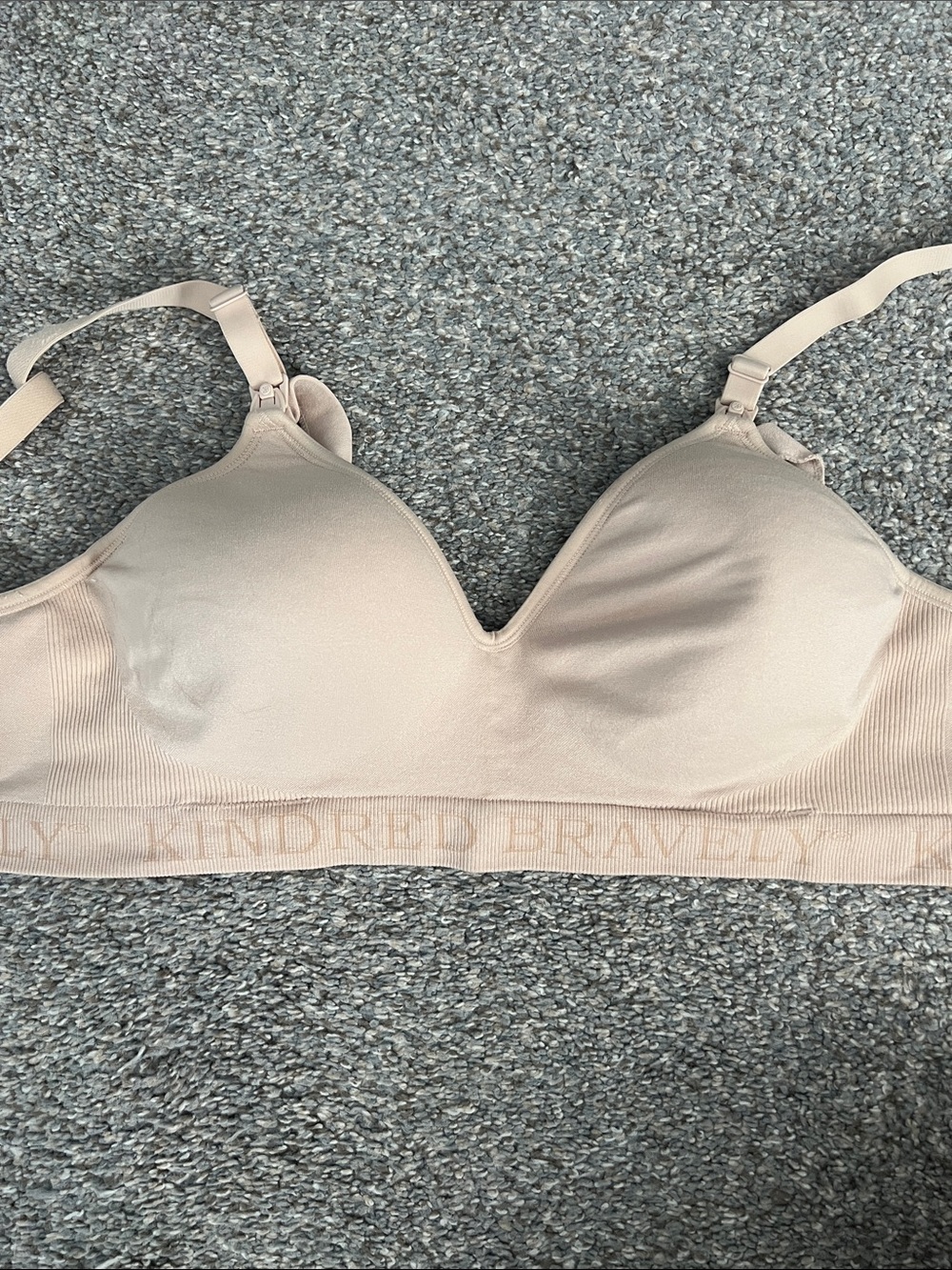 Kindred Bravely Light Nude Wireless Maternity Nursing Bra